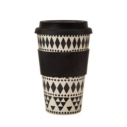 Tribal bamboo coffee cups