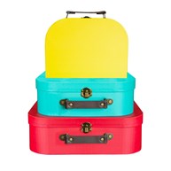 Brights Retro Suitcases - Set of 3