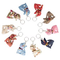 Vintage Mini Cat Keyrings - Assorted