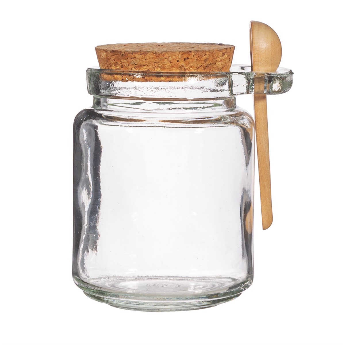 glass jar with wooden cork and spoon wholesale, glass jar with