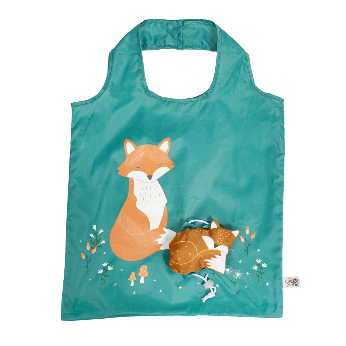 Sass & Belle Eco Friendly Foldable Animal & Character Shopping Bag 55x37x38cm 