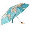 Vintage Map Folding Umbrella Default Image