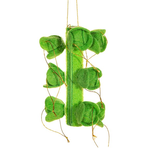 Sprout Branch Felt Decorations - Set of 9