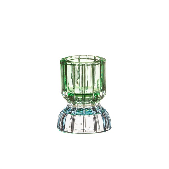 Green & Blue Reversible Tealight/Candleholder