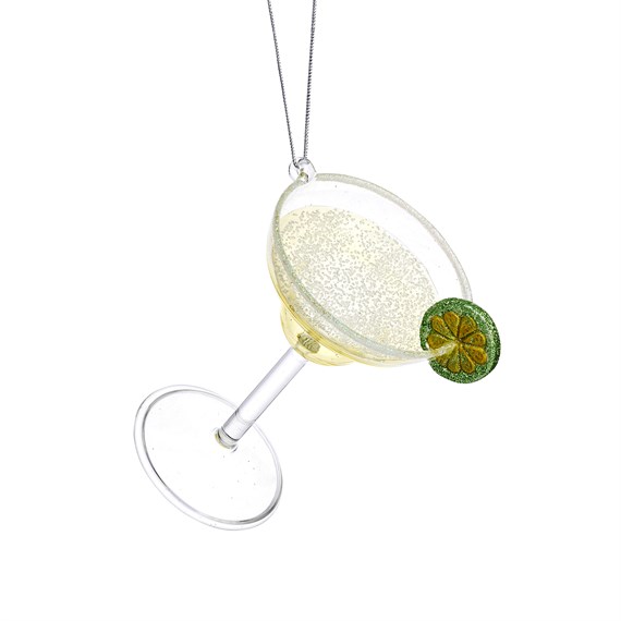 Margarita Cocktail Shaped Bauble