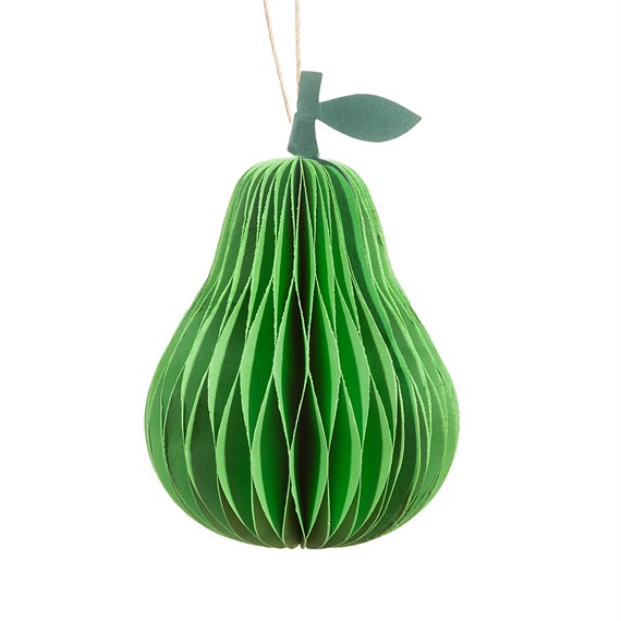 Pear Honeycomb Paper Hanging Decoration