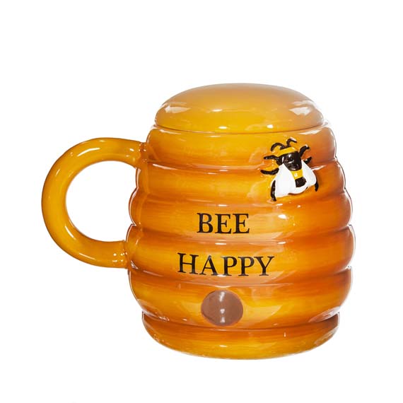 Beehive Mug with Lid